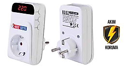 Horoz Dijital akım korumalı priz