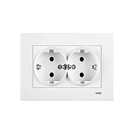 Viko karre ikili topraklı priz