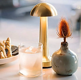 Noas Atina gold şarjlı masa lambası