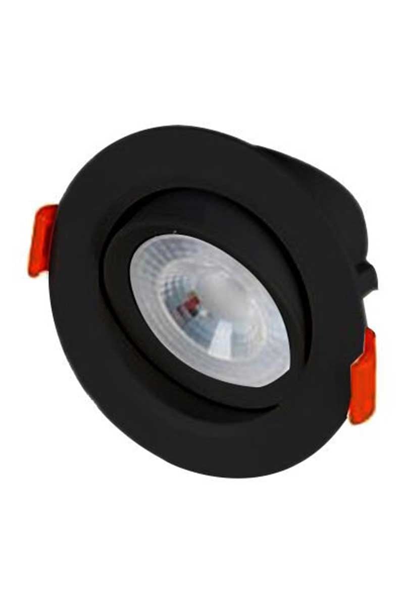 7 W Akik cob led spot siyah kasa