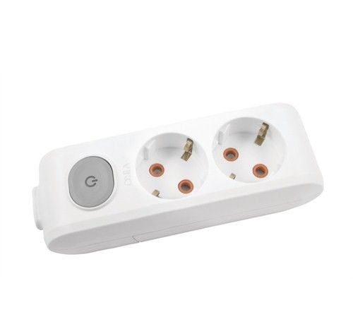 Viko ikili anahtarlı klemensli grup priz