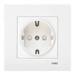 Viko karre çocuk korumalı topraklı priz