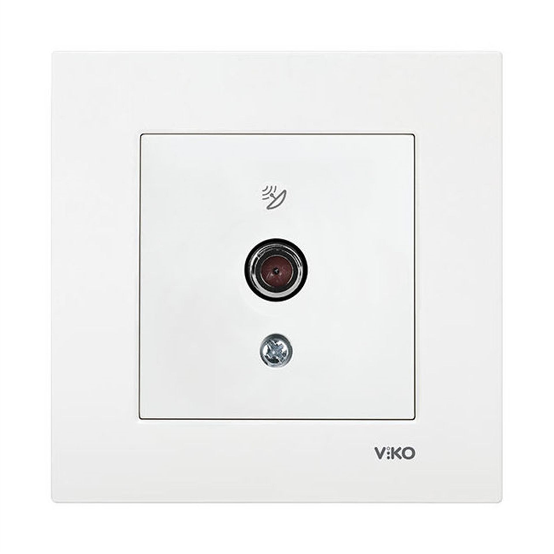 Viko karre f konnektörlü geçişli uydu prizi (10db)